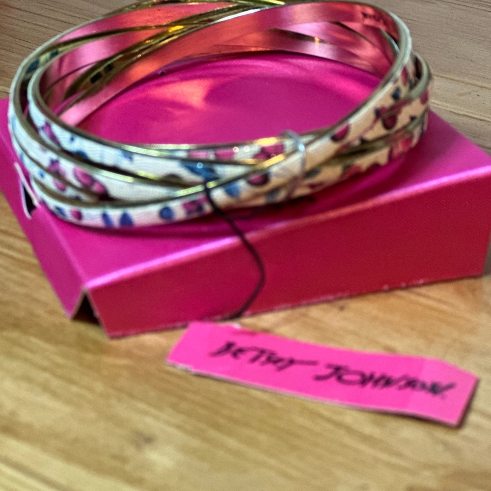 Betsey Johnson bangle bracelets